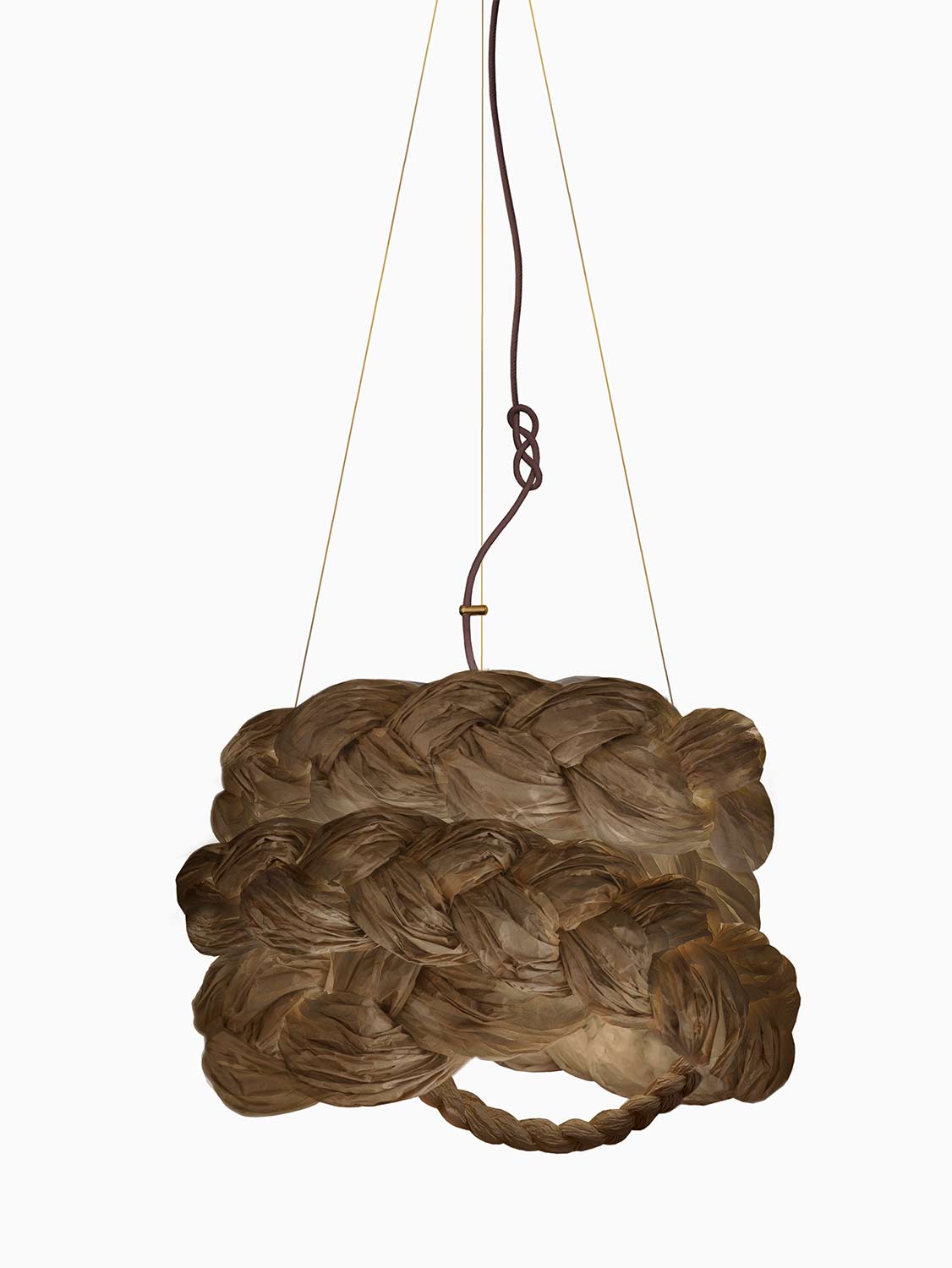 Mammalampa The Bride medium pendant in Brown – product photo
