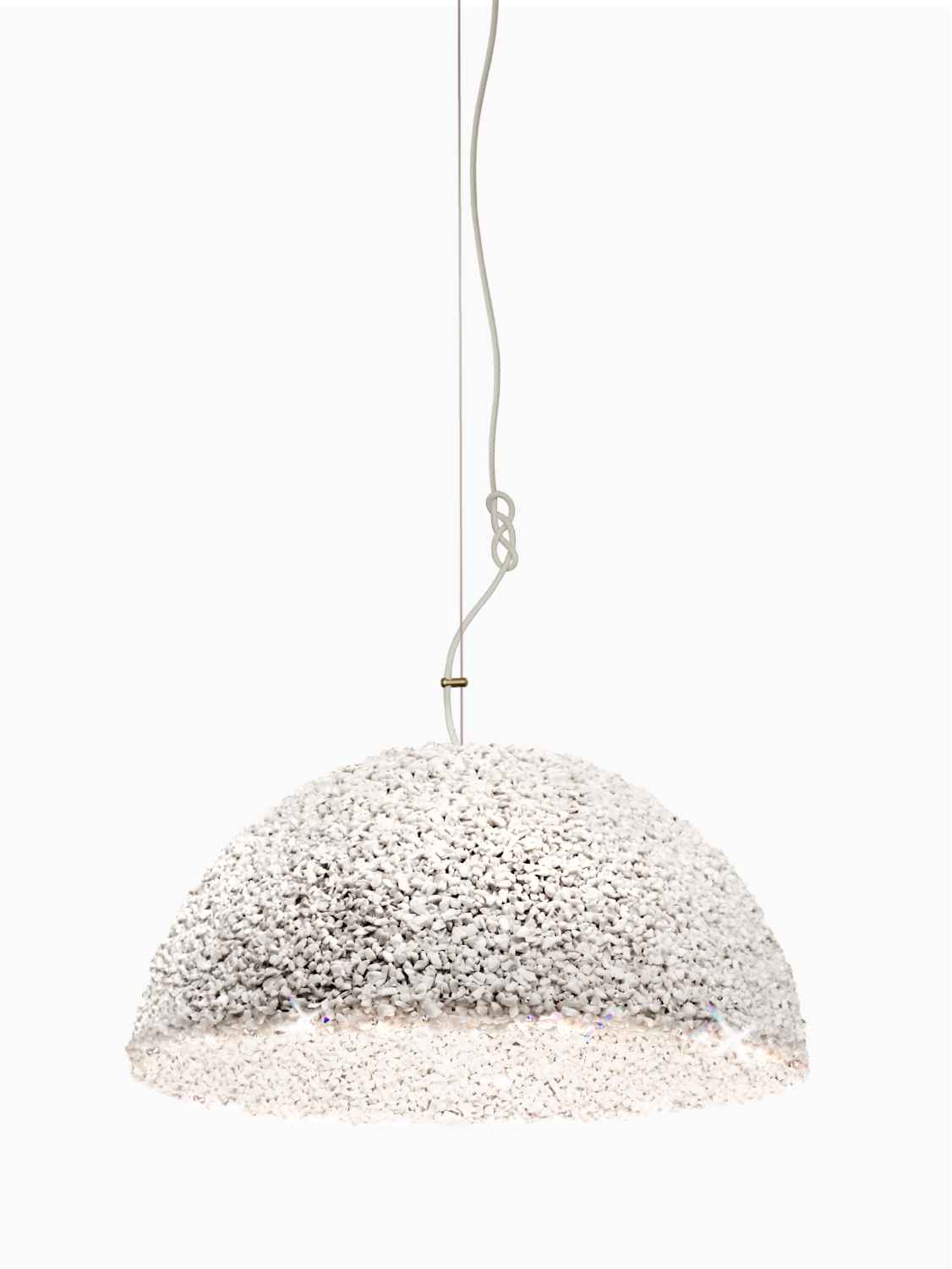 Mammalampa The Duchess small pendant in White – product photo (design shown in the medium size)