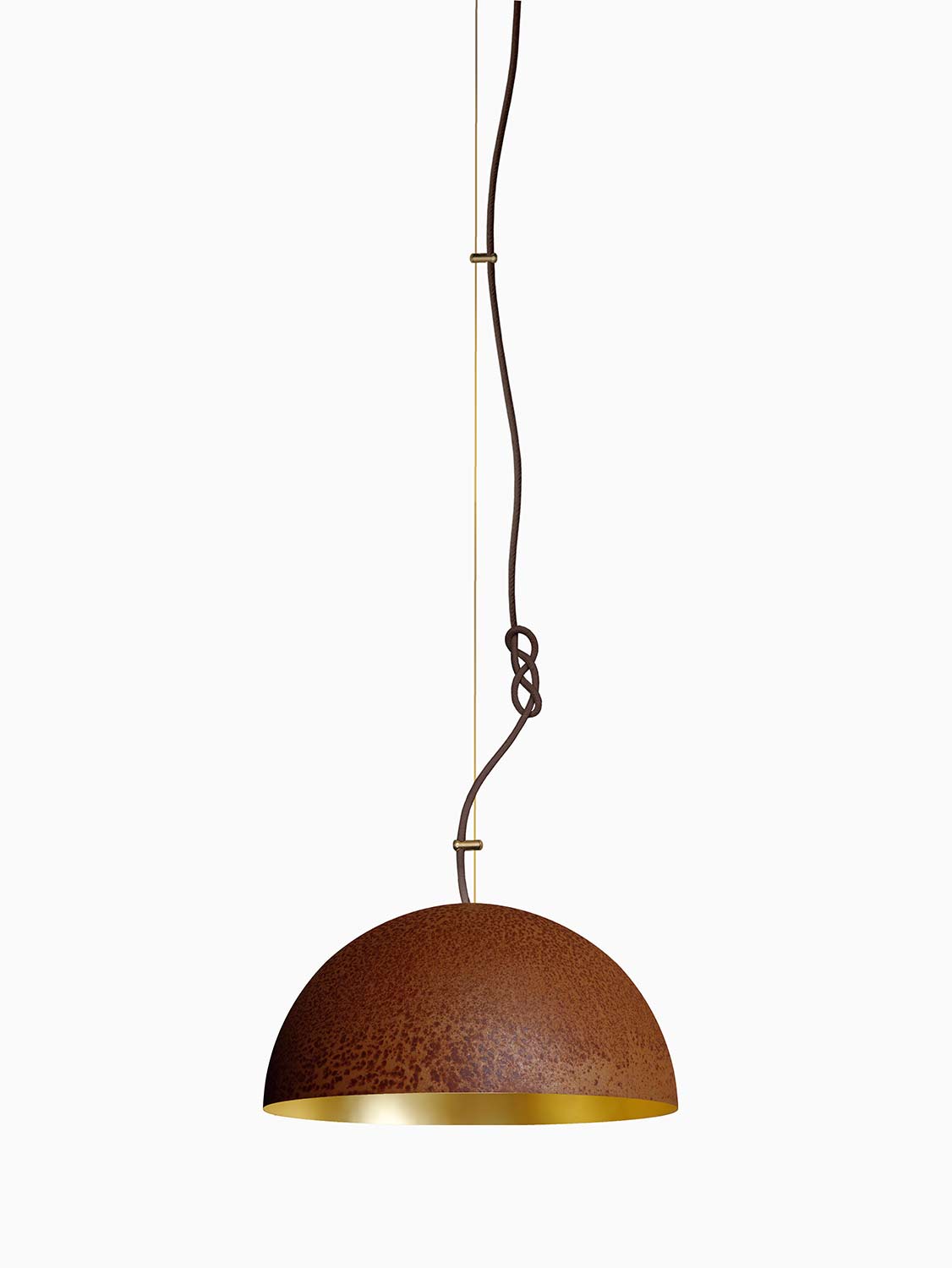 Mammalampa The Queen small pendant in Rust and Gold – product photo