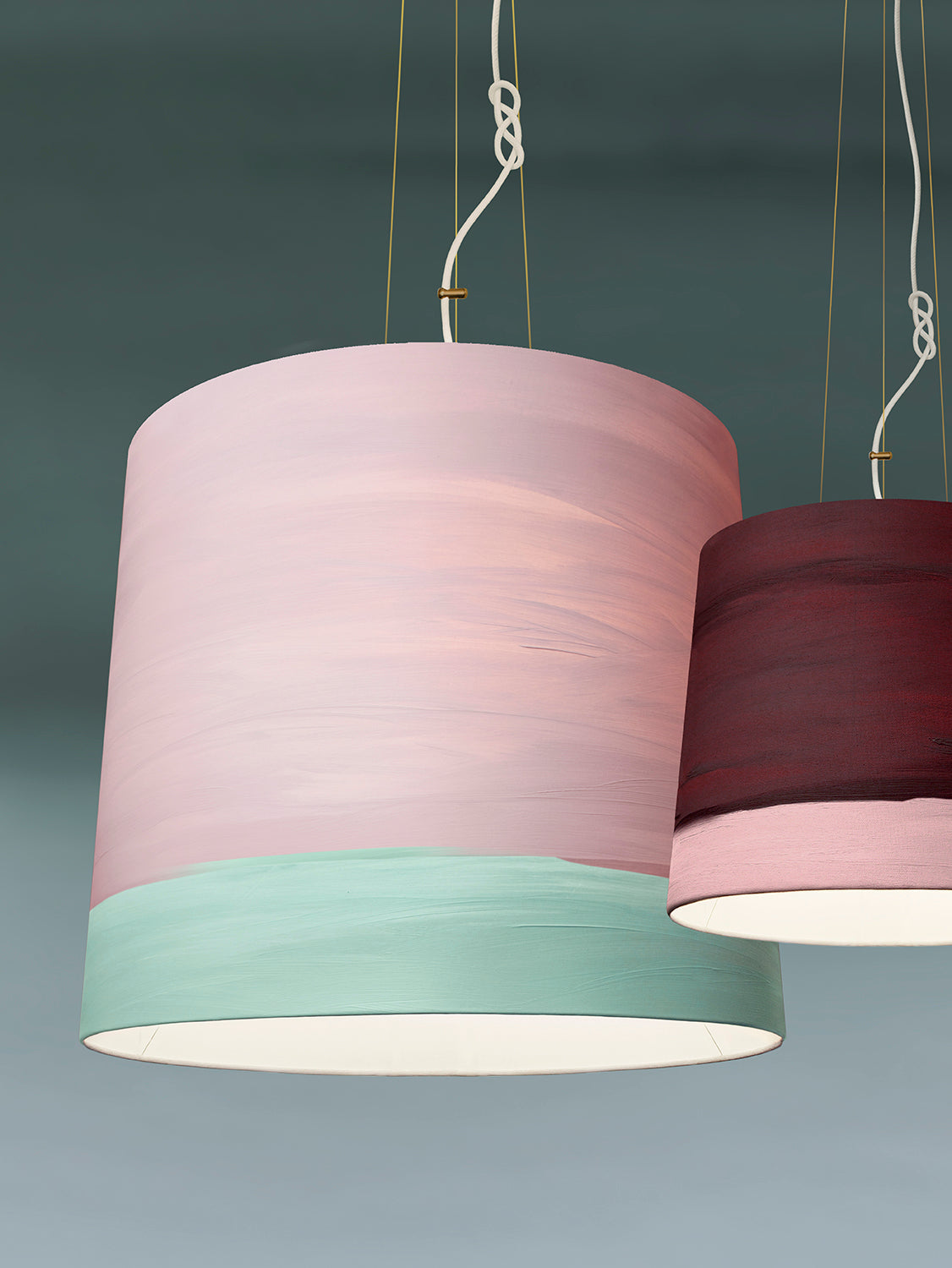 Mammalampa The Sisters extra-large pendant in Blossom – styled in a room