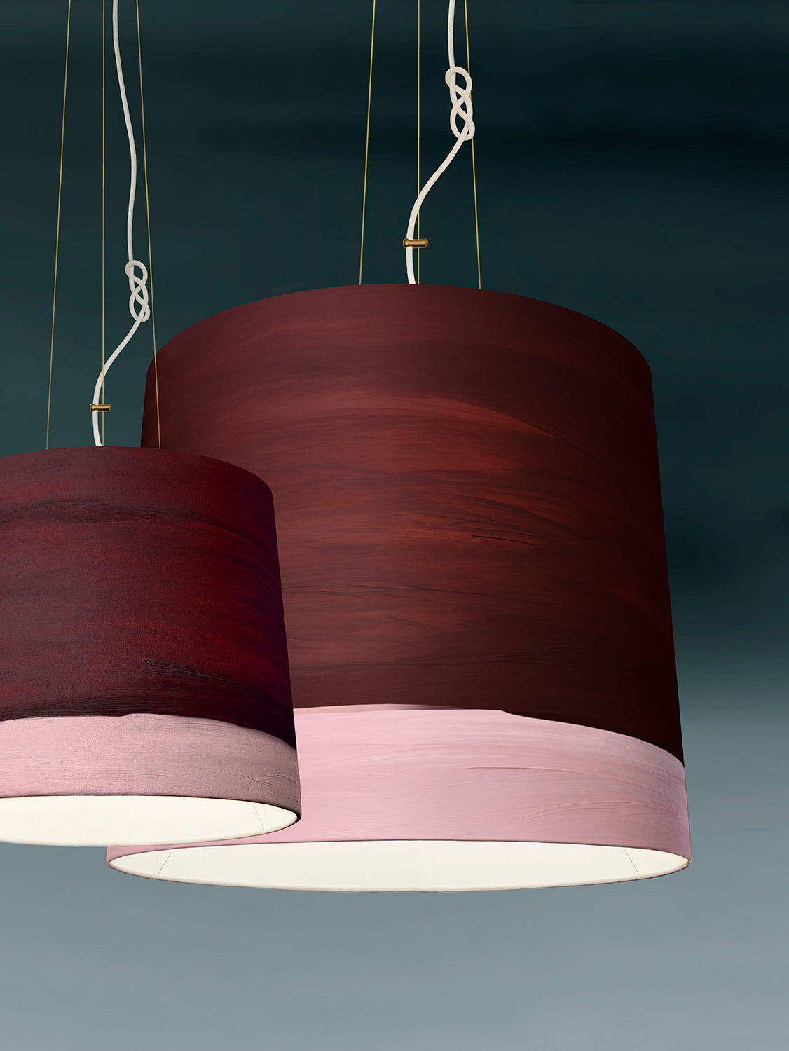 Mammalampa The Sisters extra-large pendant in Dawn – styled in a room