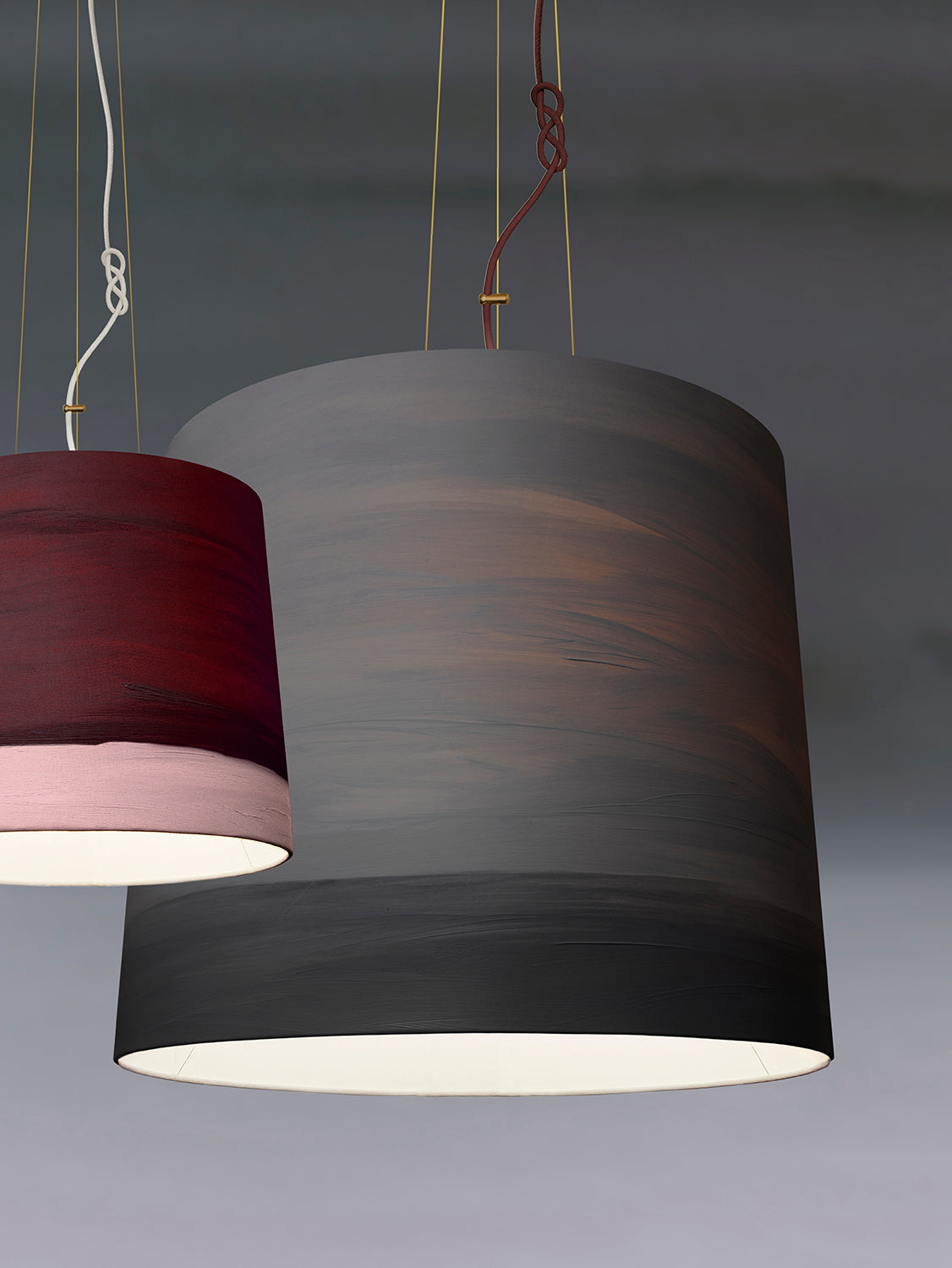 Mammalampa The Sisters extra-large pendant in Mist – styled in a room