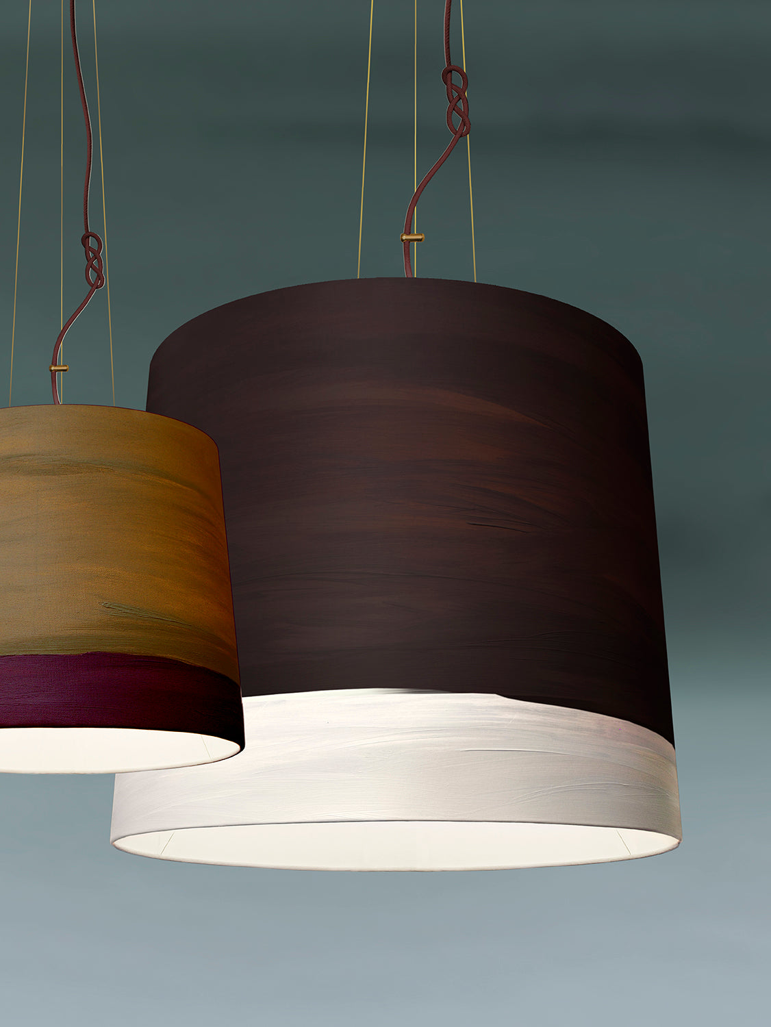 Mammalampa The Sisters extra-large pendant in Noon – styled in a room