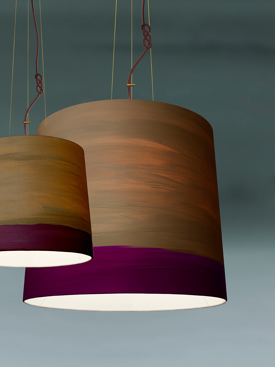 Mammalampa The Sisters extra-large pendant in Twilight – styled in a room
