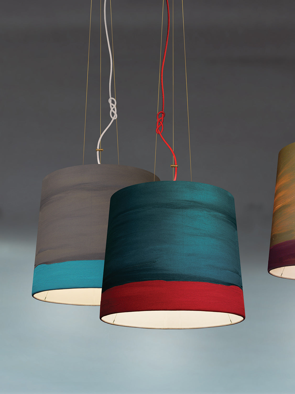 Mammalampa The Sisters medium pendant in Aurora – styled in a room