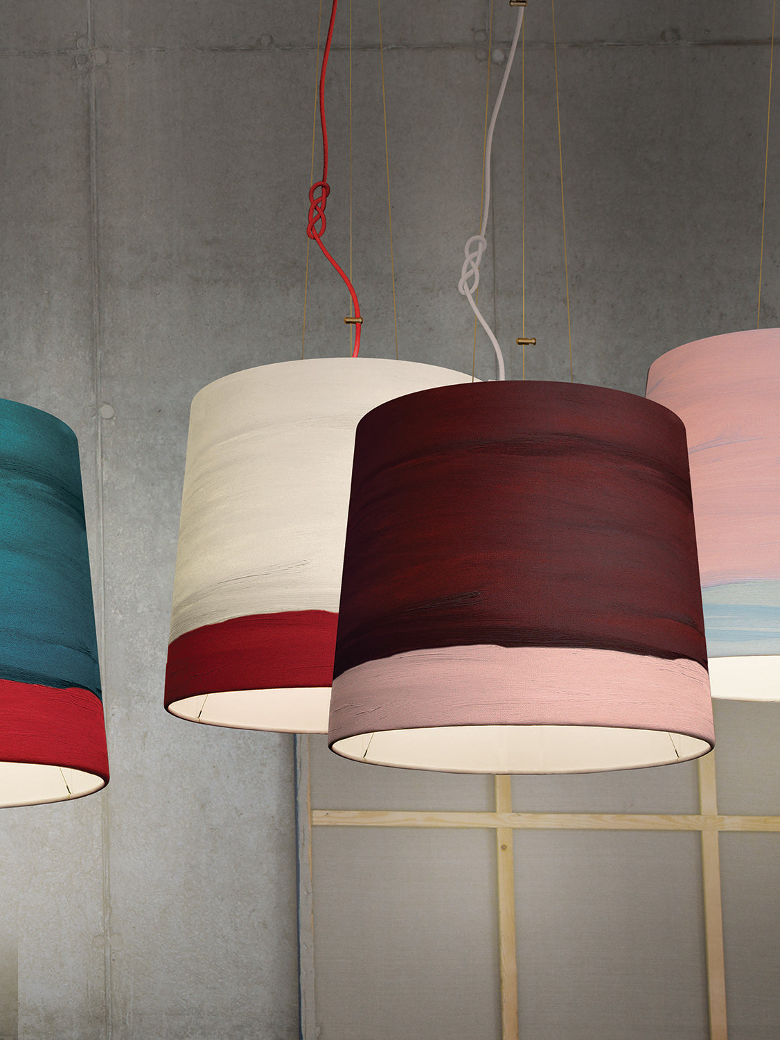 Mammalampa The Sisters medium pendant in Dawn – styled in a room