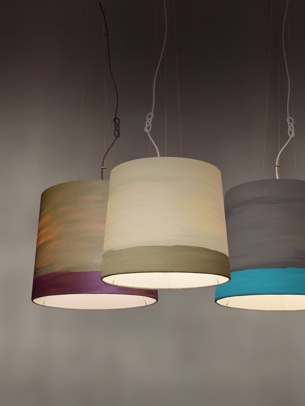 Mammalampa The Sisters medium pendant in Luna – styled in a room