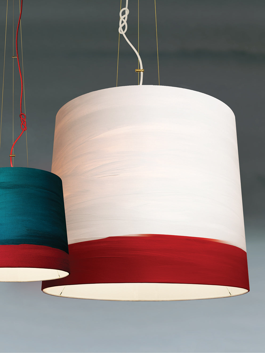 Mammalampa The Sisters extra-large pendant in Sunrise – styled in a room
