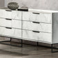 Nova Domus Marbella Italian Modern White Marble Dresser