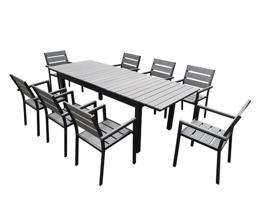 Renava Marina Grey Outdoor Dining Table Set