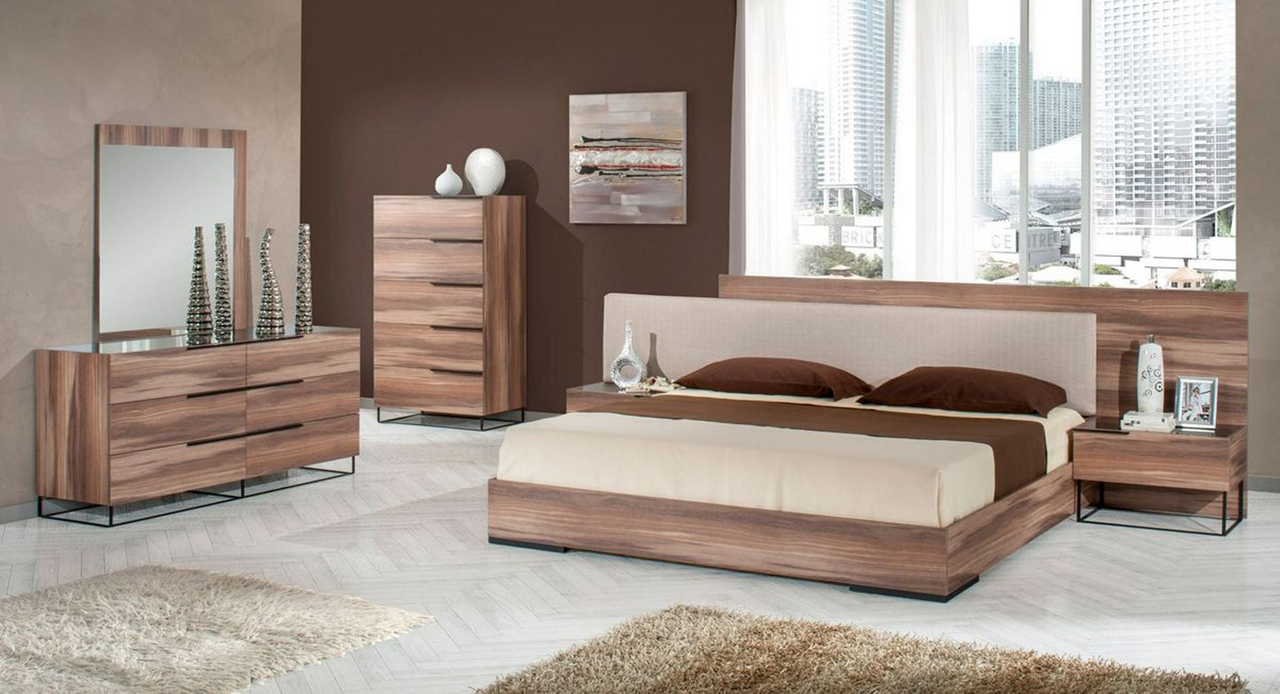 Nova Domus Matteo Modern Italian Walnut Dresser