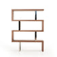 Modrest Maze Modern Walnut Bookcase