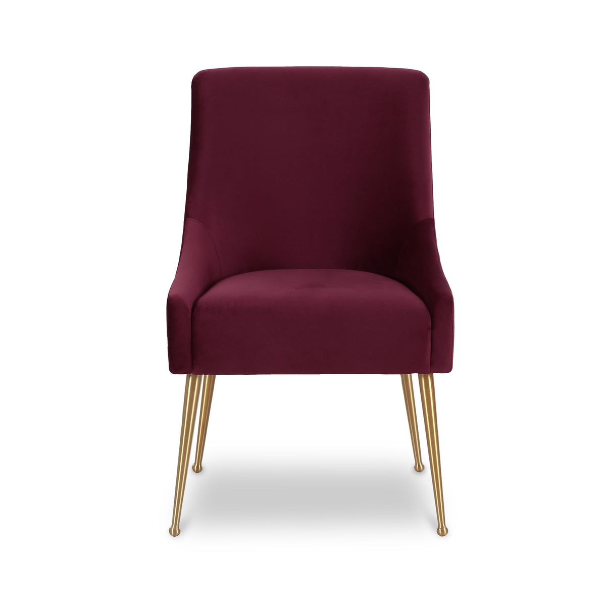 Beatrix Burgundy Performance Velvet Dining Chair by TOV Furniture – photo 1 of 9