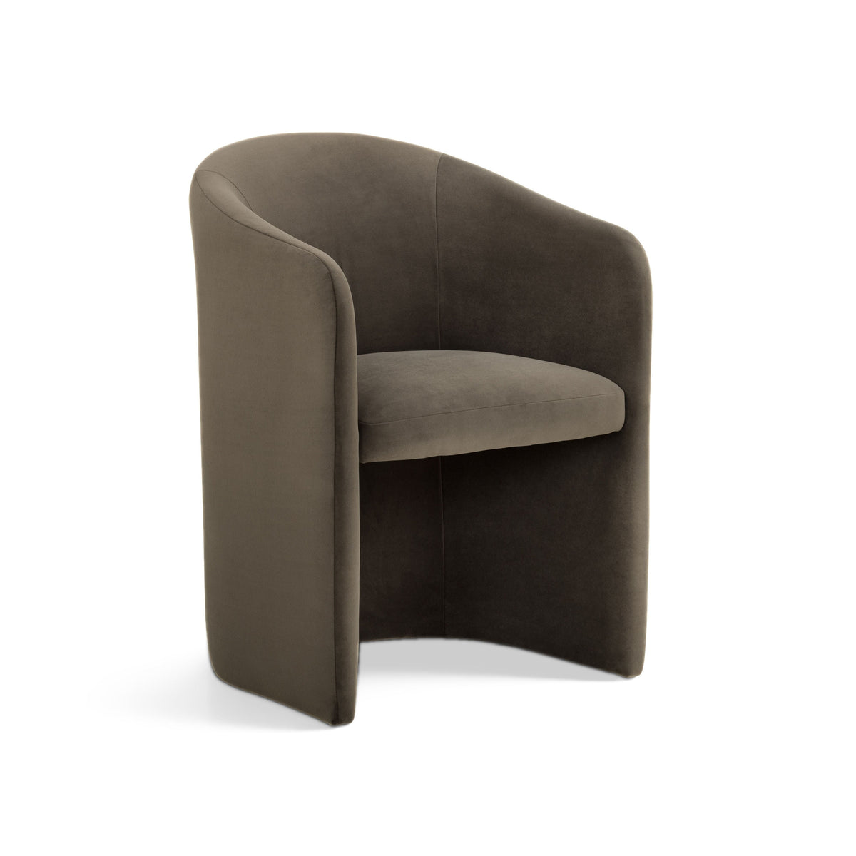 Seraphina Chocolate Brown Performance Velvet Dining Chair by TOV Furniture – photo 2 of 6