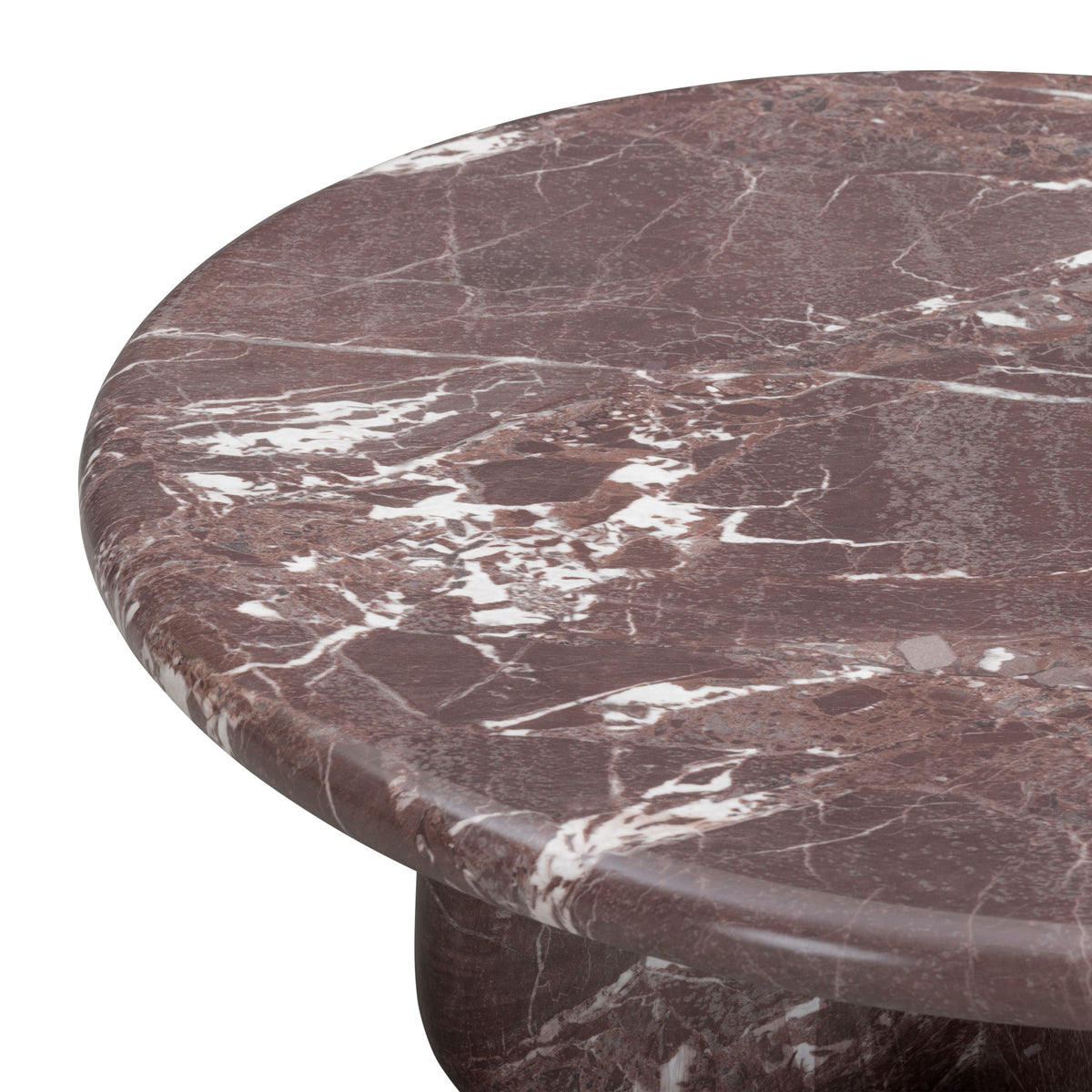 Juju Faux Red Lavento Indoor/Outdoor 32" Short Coffee Table by TOV Furniture – photo 3 of 6