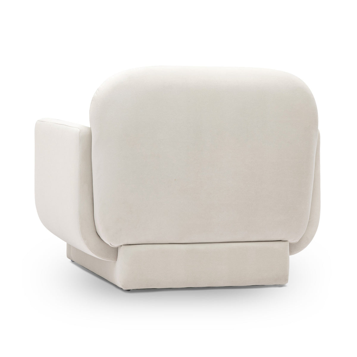 Azalea Cream Performance Velvet Accent Chair by TOV Furniture – photo 3 of 6