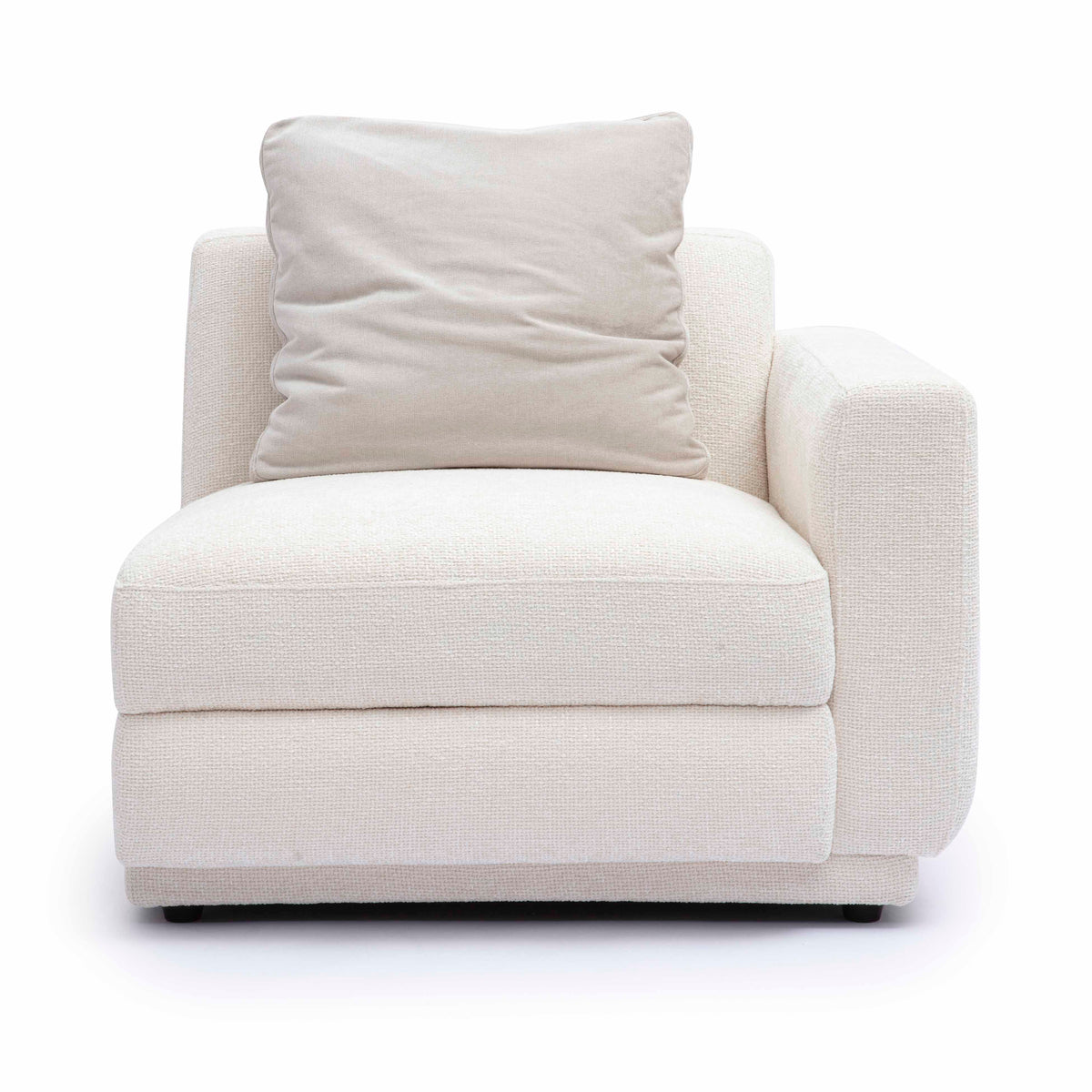 Perry Modular Corner Chair in Cream / RAF by TOV Furniture – photo 3 of 6