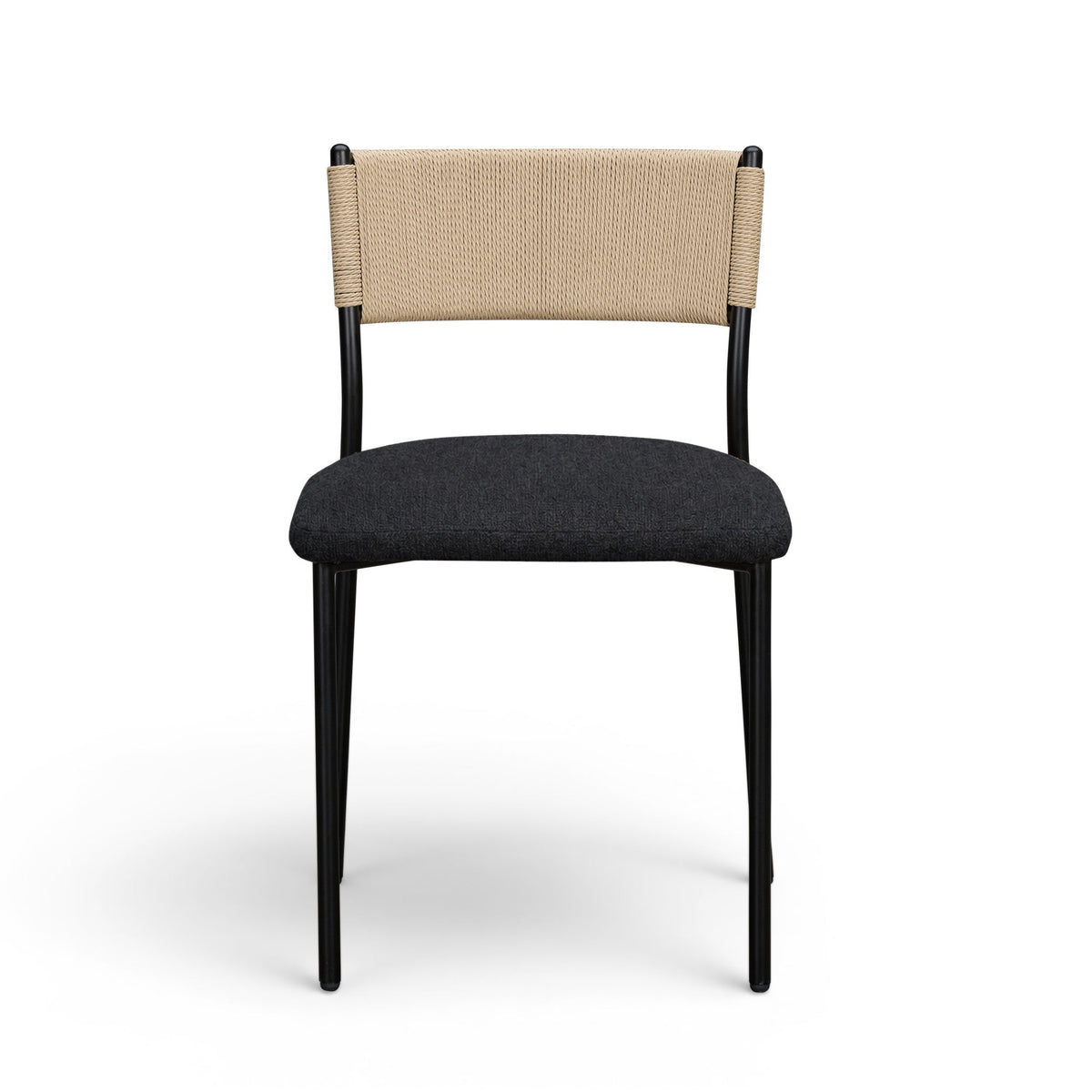 Celine Black Performance Boucle Dining Chair - Set of 2 by TOV Furniture – photo 4 of 7