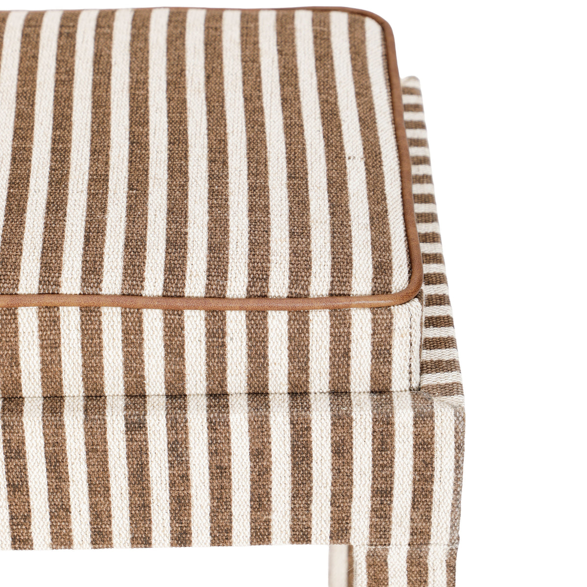 Kora Brown Cotton Jute Stool by TOV Furniture – photo 5 of 7