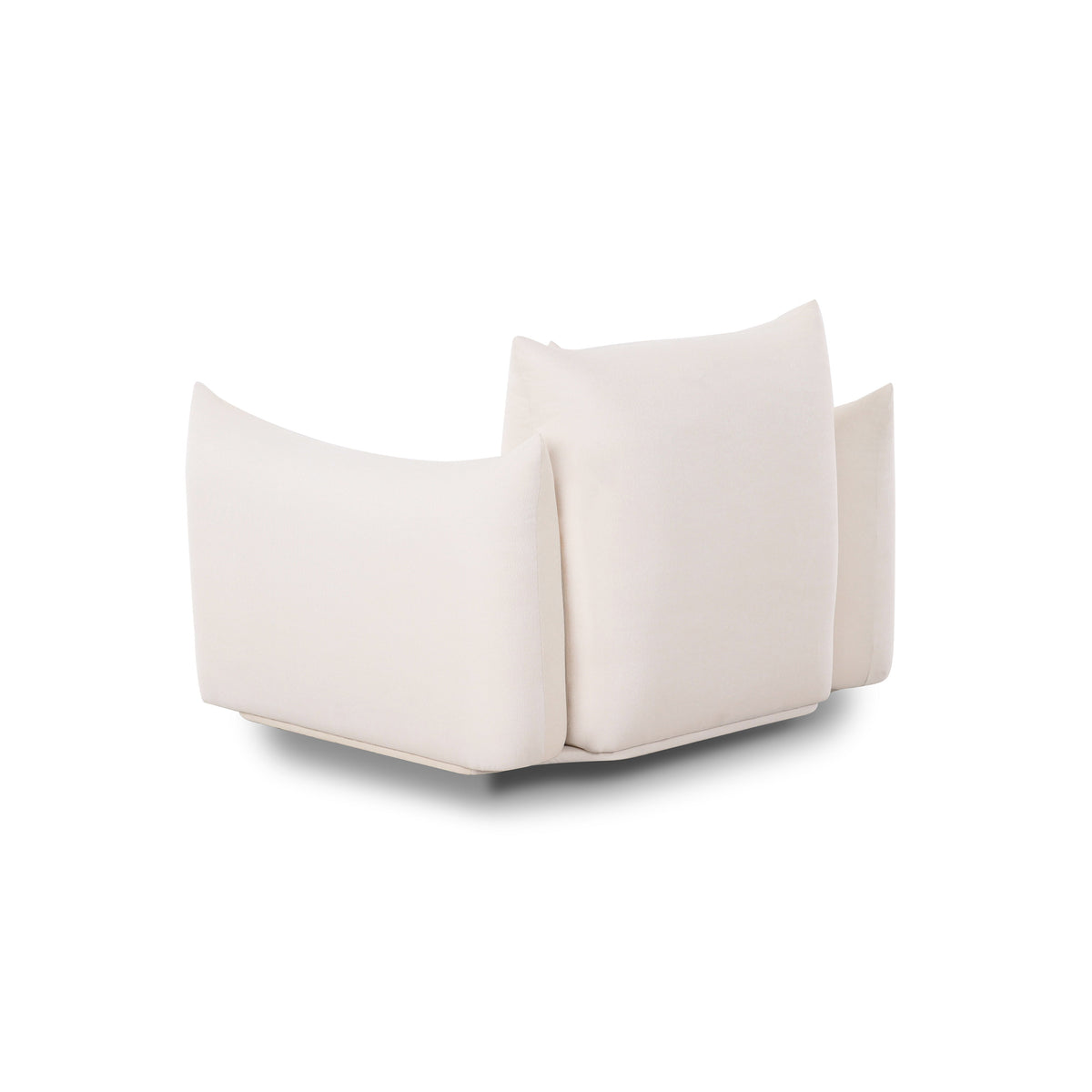 Saint Tropez Cream Performance Petite Boucle Outdoor Armchair by TOV Furniture – photo 4 of 6