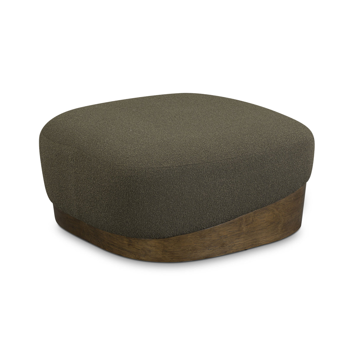 Domina Kale Green Boucle Ottoman by TOV Furniture – photo 2 of 8