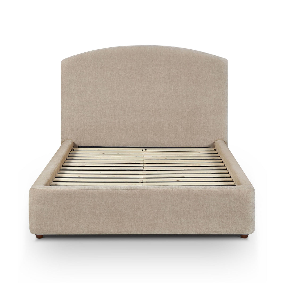 Leah Taupe Performance Chenille Bed in 48" Size by TOV Furniture – photo 5 of 10