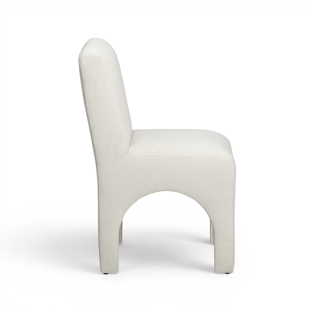 Tomlin Cream Performance Chenille Dining Chair by TOV Furniture – photo 5 of 8