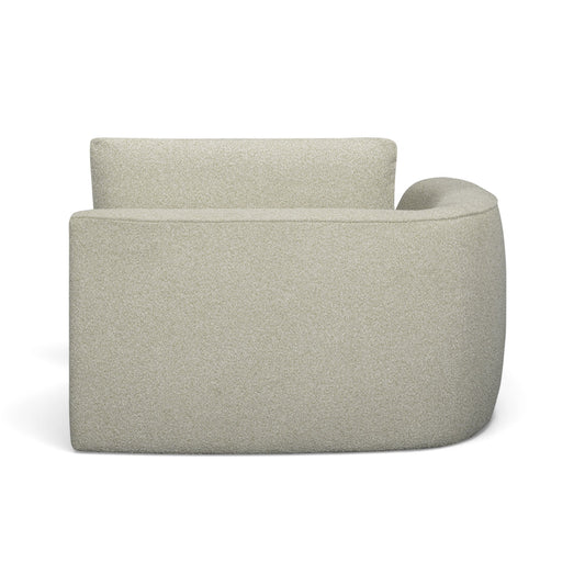 Noor XL 47" Modular Corner Chair in Wheat / LAF by TOV Furniture – photo 2 of 6