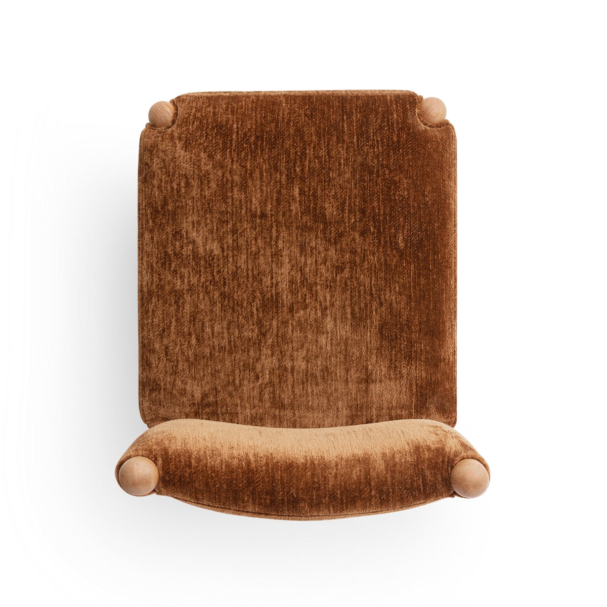 Bruno Bronze Thick Performance Chenille Straight Back Dining Chair by TOV Furniture – photo 4 of 7