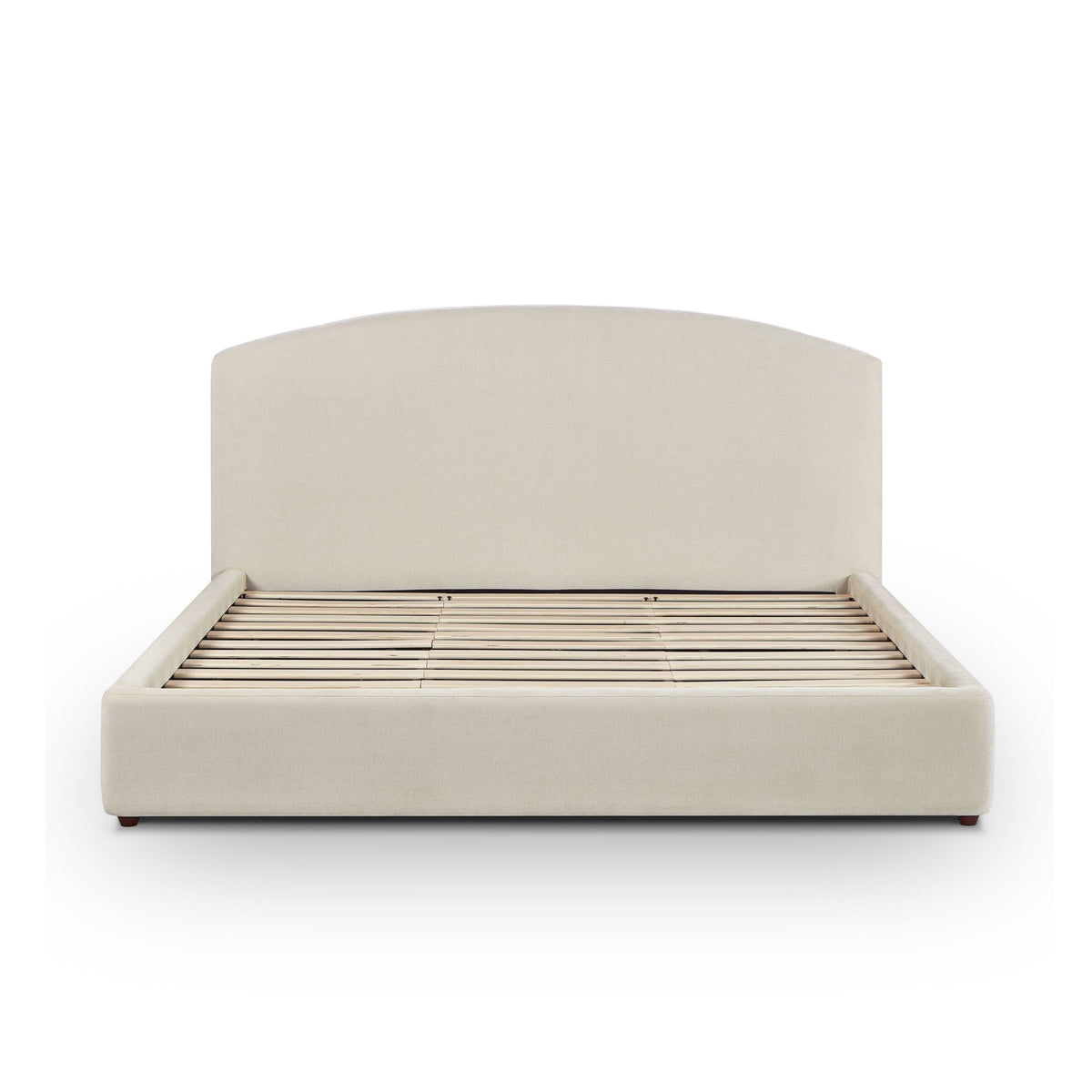 Leah Cream Performance Chenille King Bed by TOV Furniture – photo 4 of 11