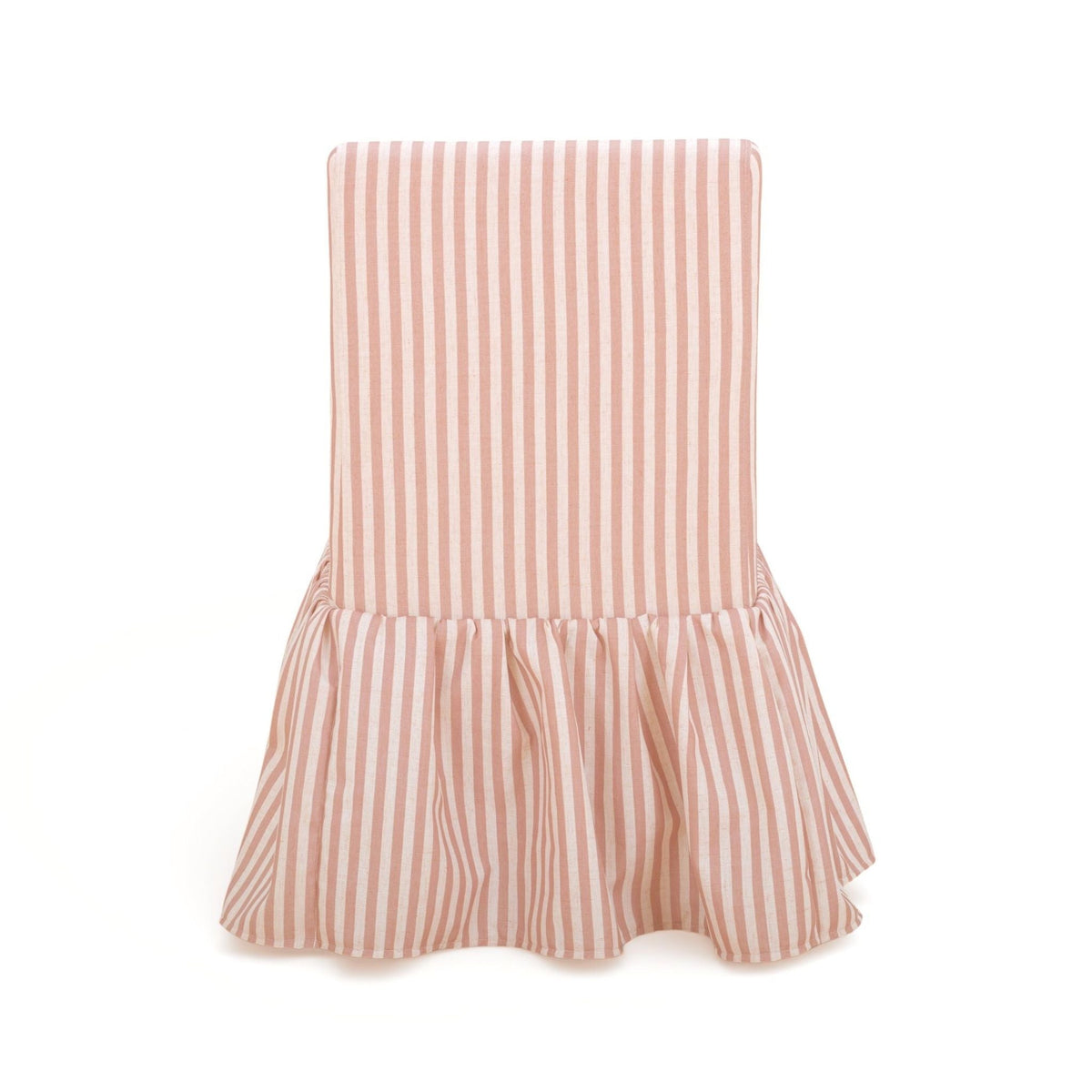 Gertrude Pink Striped Performance Linen Dining Chair by TOV Furniture – photo 5 of 6