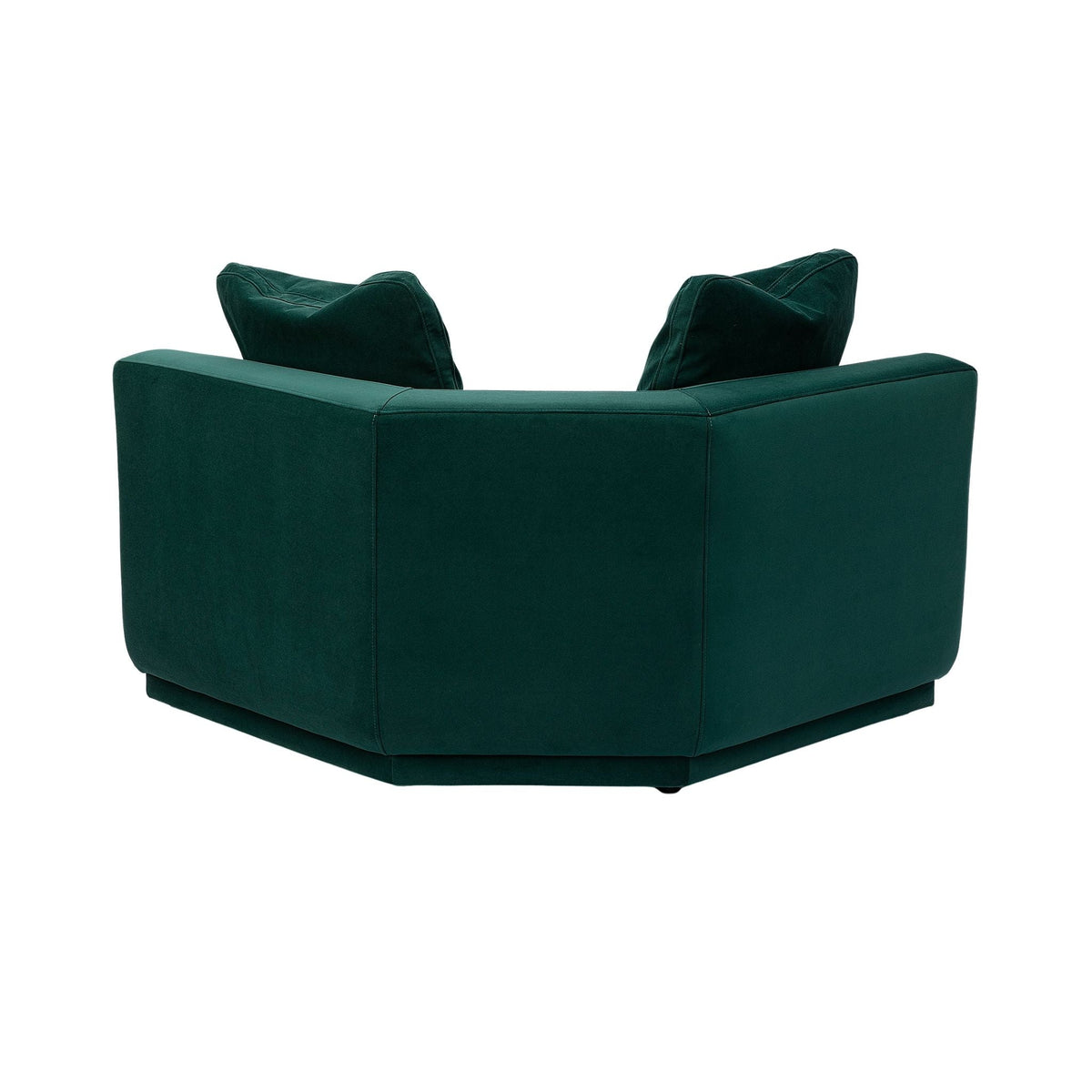 Perry Deep Green Performance Velvet Modular Sectional Wedge by TOV Furniture – photo 4 of 6