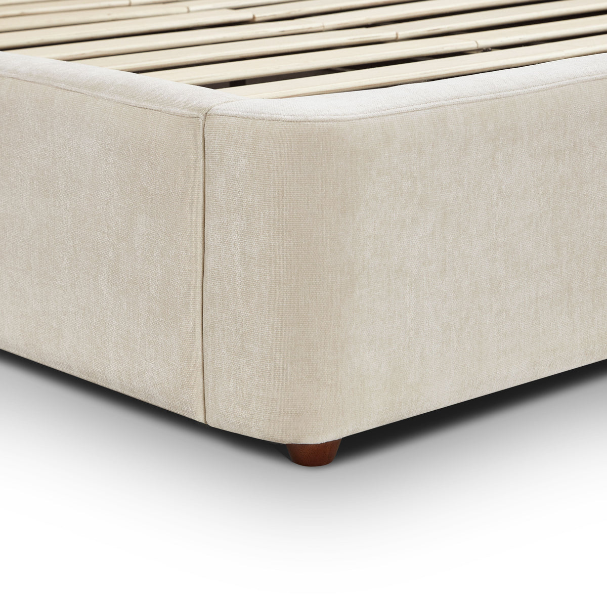 Leah Cream Performance Chenille Queen Bed by TOV Furniture – photo 9 of 11