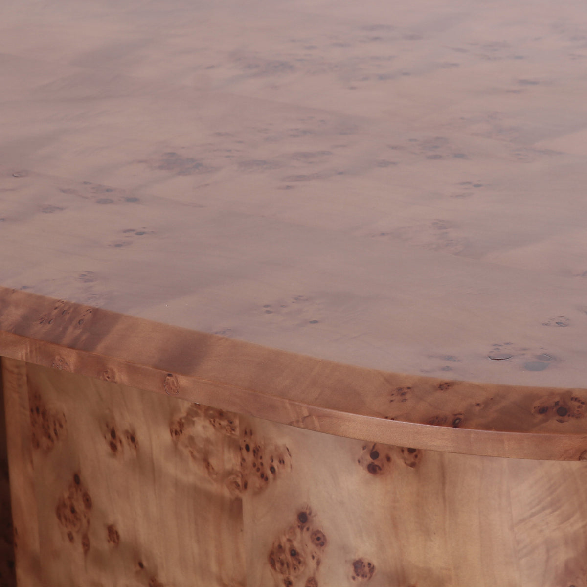 Gladyss 87" Honey Burl Oval Dining Table by TOV Furniture – photo 4 of 7