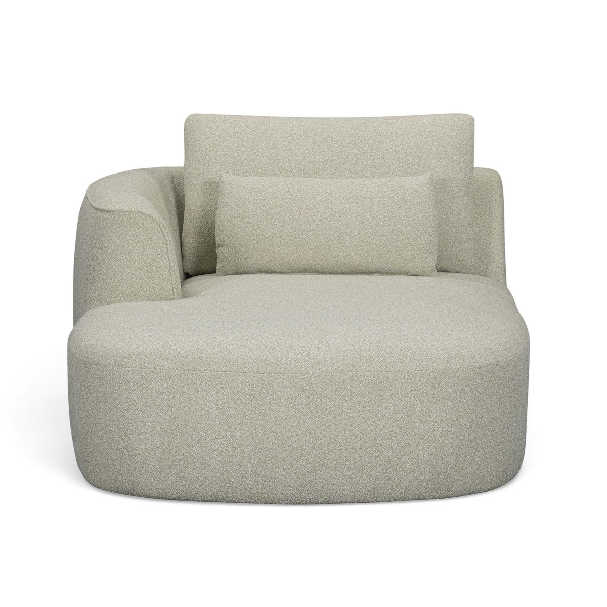 Noor Wheat Boucle LAF Chaise by TOV Furniture – photo 2 of 6