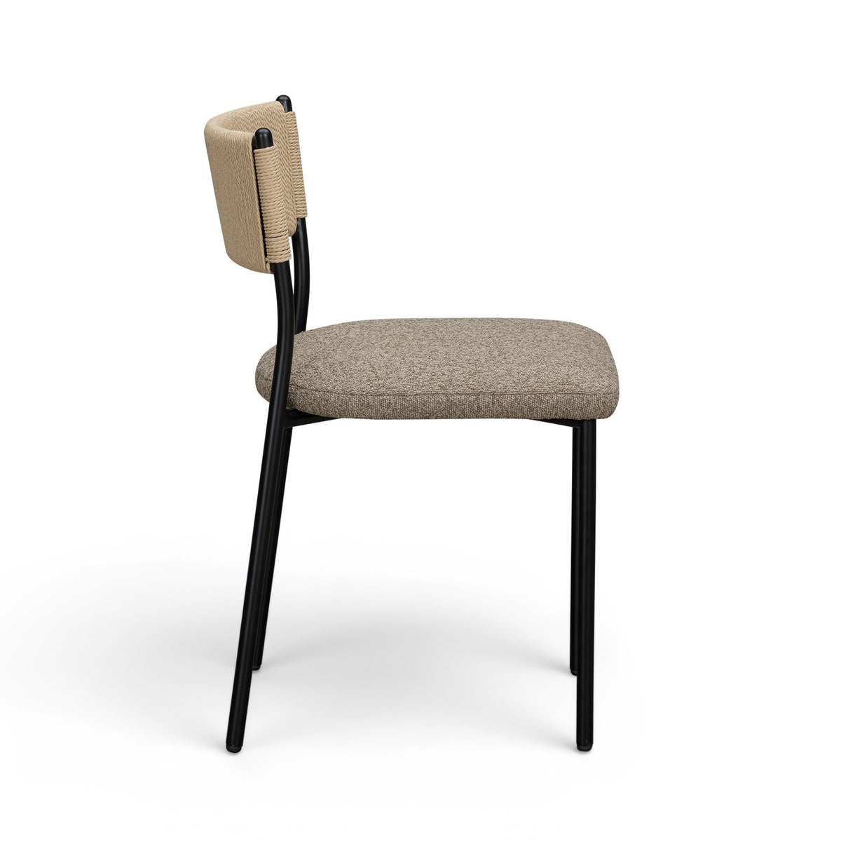 Celine Brown Performance Boucle Dining Chair - Set of 2 by TOV Furniture – photo 5 of 8