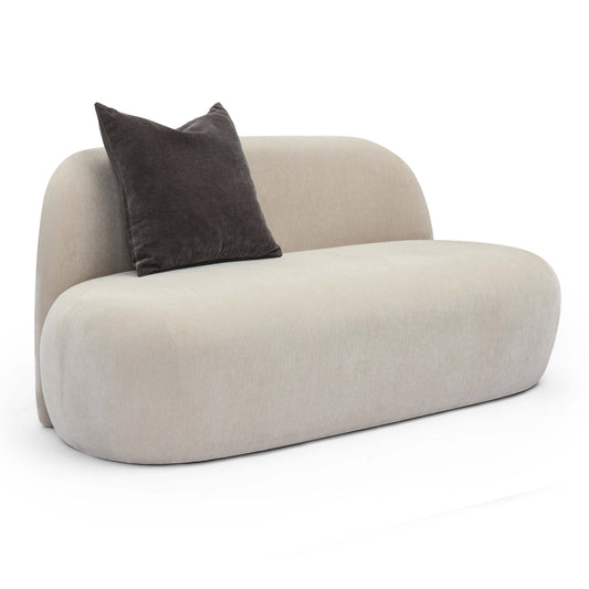 Carraway Taupe Upcycled Contract-Grade Chenille Loveseat by TOV Furniture – photo 2 of 5