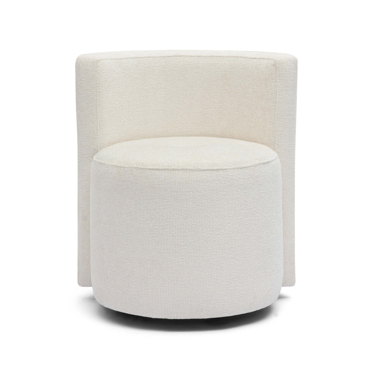 Alyssa Cream Performance Chenille Rolling Desk Chair by TOV Furniture – photo 3 of 6