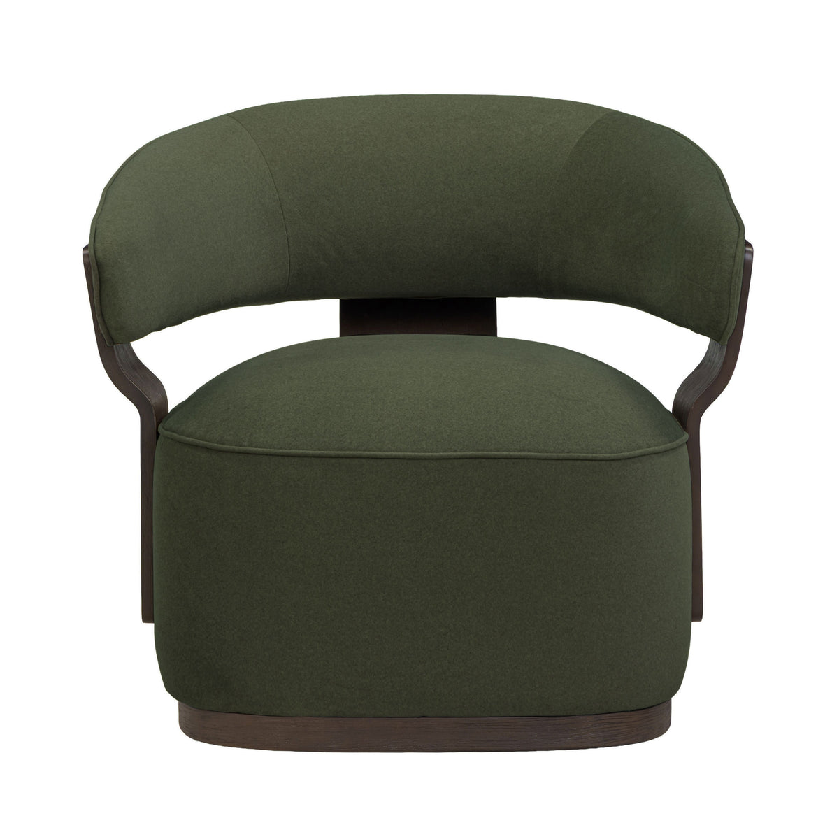Madison Dark Green Performance Vegan Mohair Swivel Accent Chair by TOV Furniture – photo 6 of 8