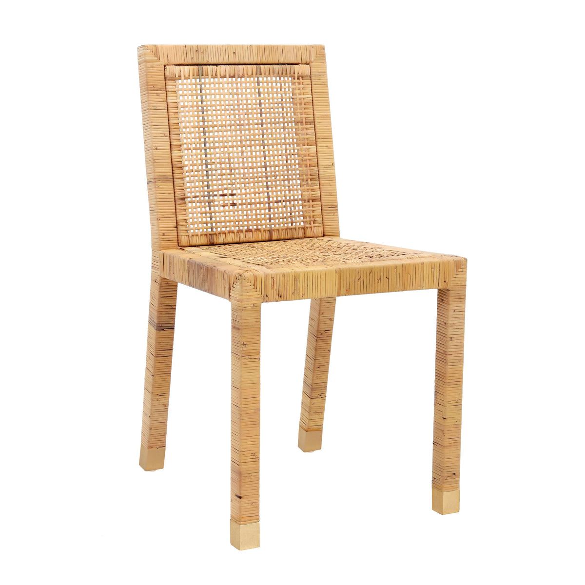 Amara Rattan Performance Fabric Dining Chair by TOV Furniture – photo 3 of 9