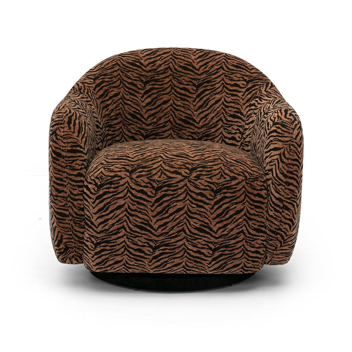 Salma Animal Print Jacquard Swivel Chair by TOV Furniture – photo 1 of 7