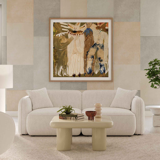 Travie White Sand Performance Corduroy Velvet Modular Loveseat by TOV Furniture – photo 2 of 7