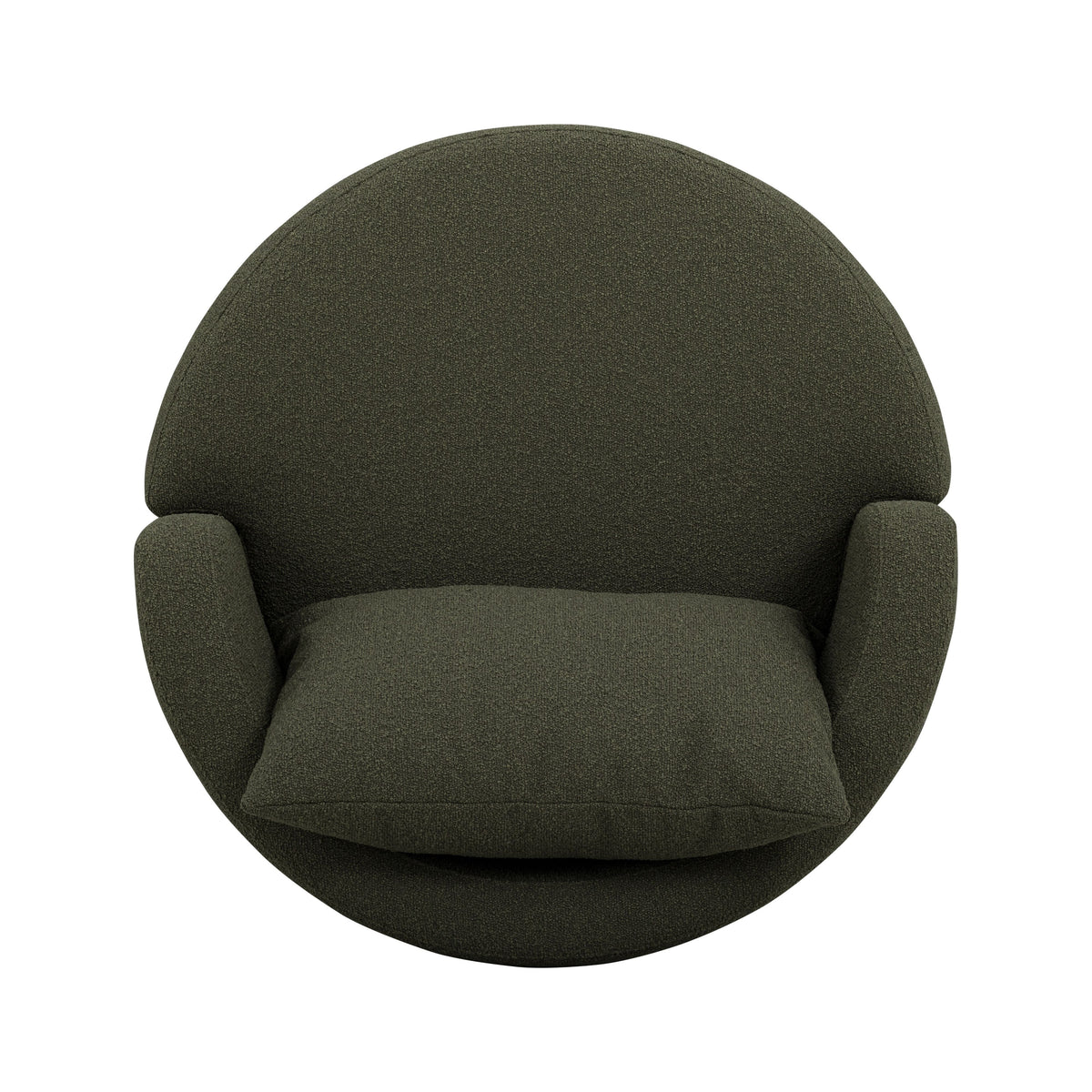 Silvi Kale Green Performance Boucle Swivel Chair by TOV Furniture – photo 6 of 8