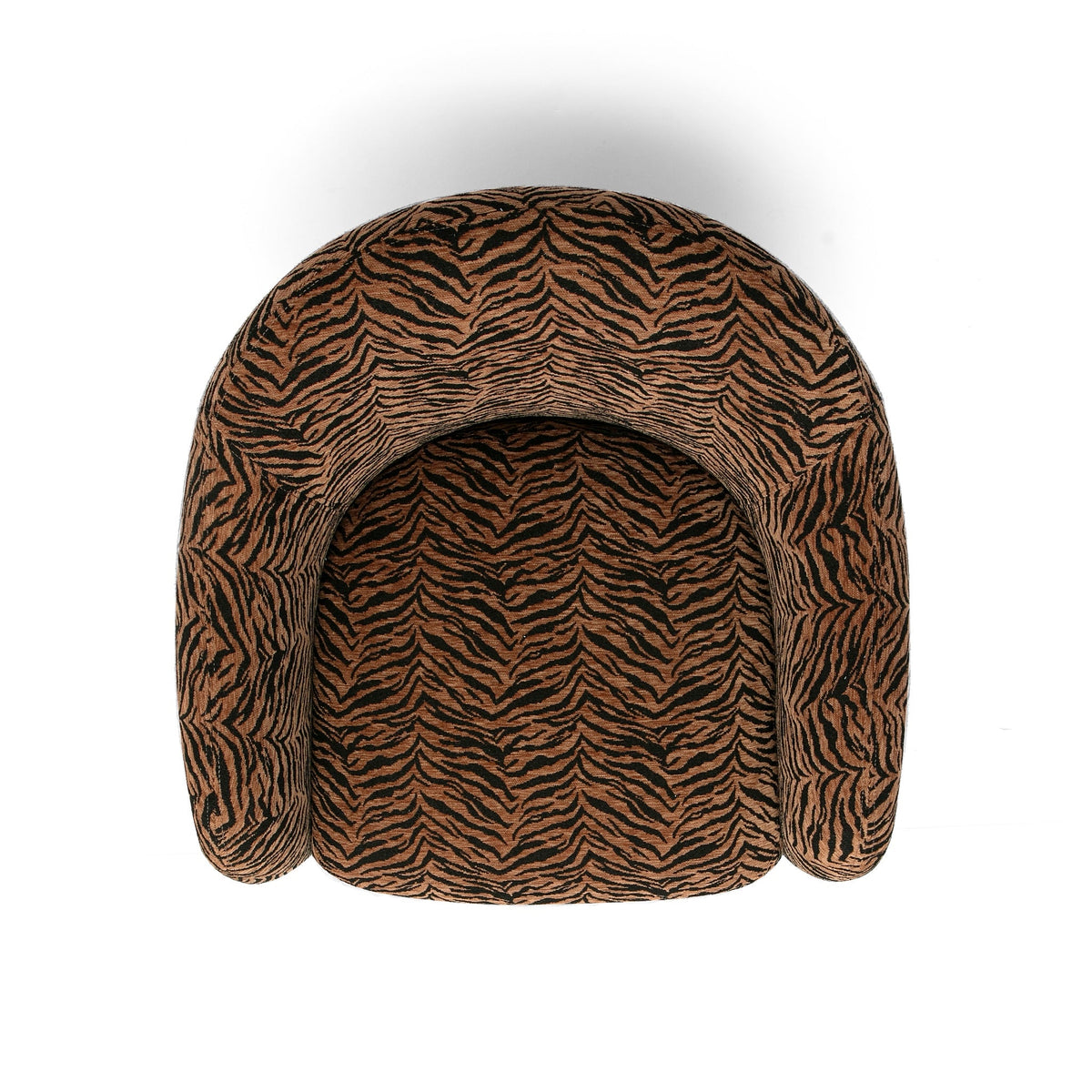 Salma Animal Print Jacquard Swivel Chair by TOV Furniture – photo 4 of 7