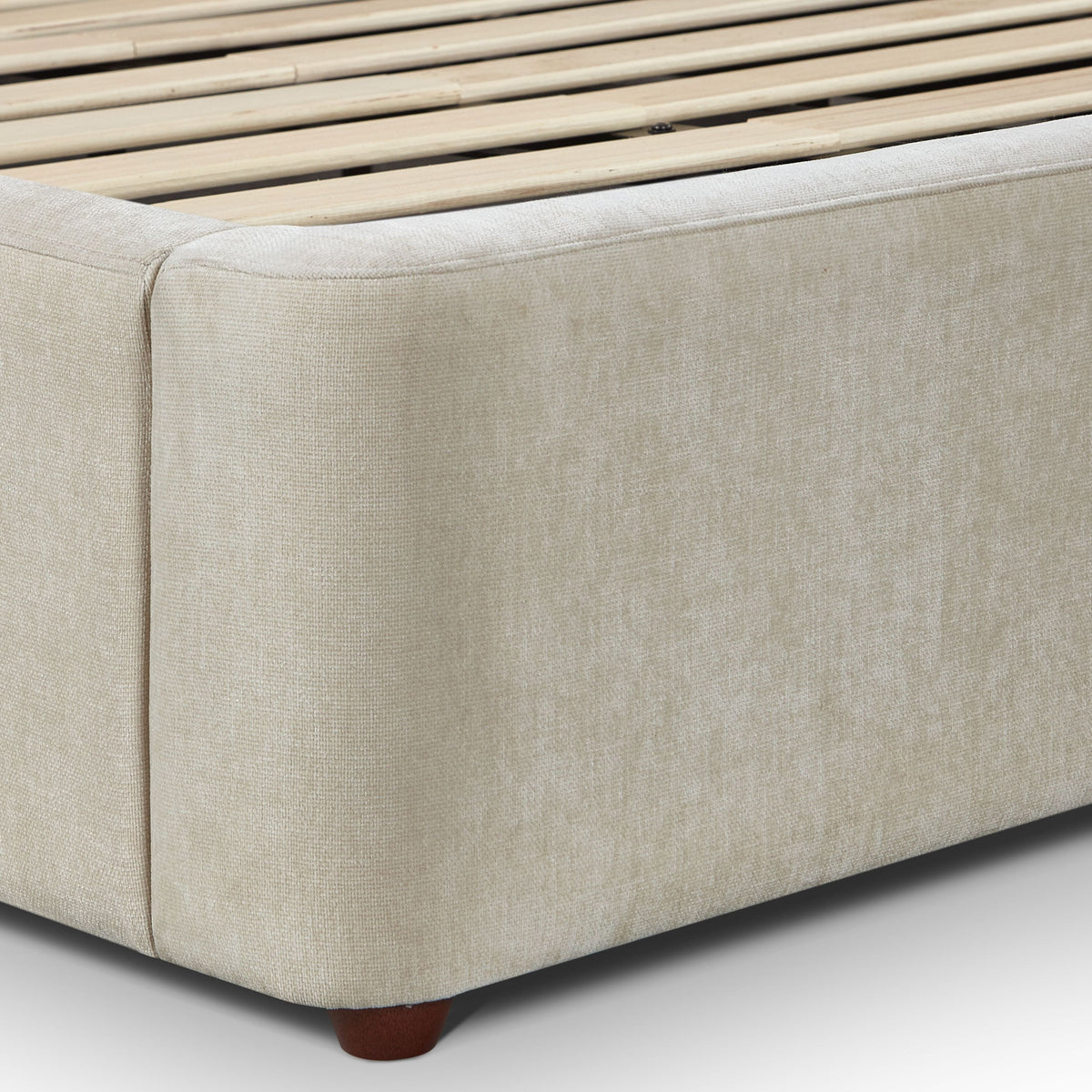 Leah Cream Performance Chenille King Bed by TOV Furniture – photo 9 of 11