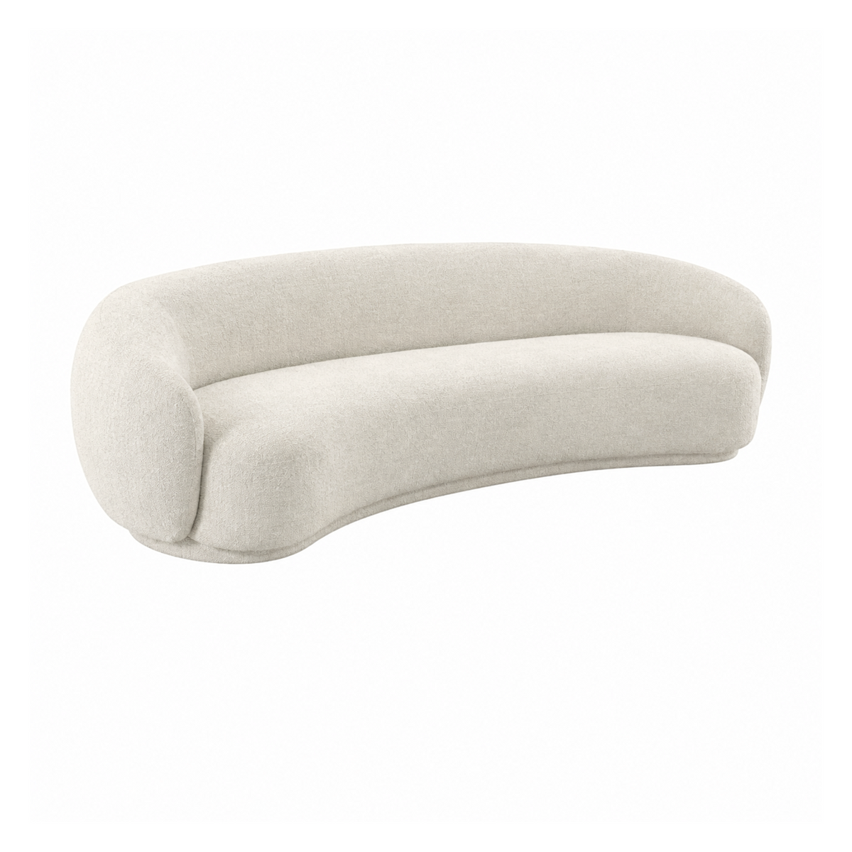 Kendall 120" Sand 2-Tone Chenille Sofa by TOV Furniture – photo 1 of 5