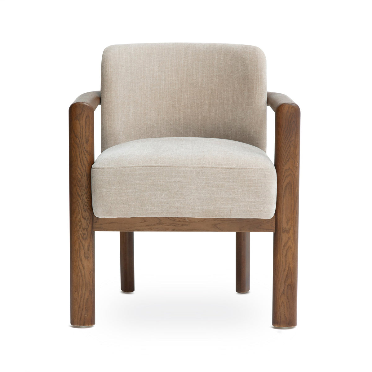 Irma Taupe Textured Performance Velvet Dining Chair by TOV Furniture – photo 2 of 6