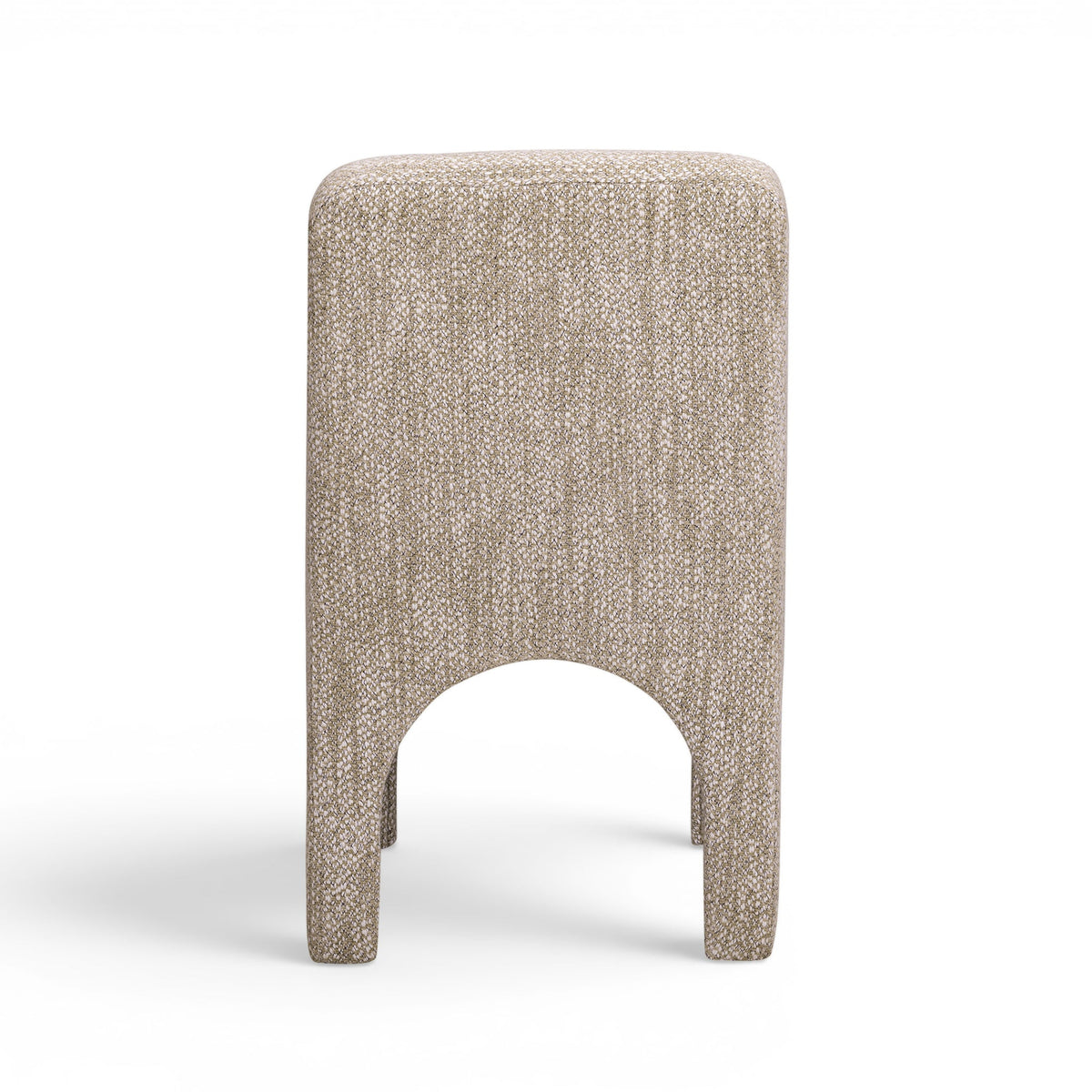 Tomlin Beige Knubby Performance Fabric Dining Chair by TOV Furniture – photo 6 of 9