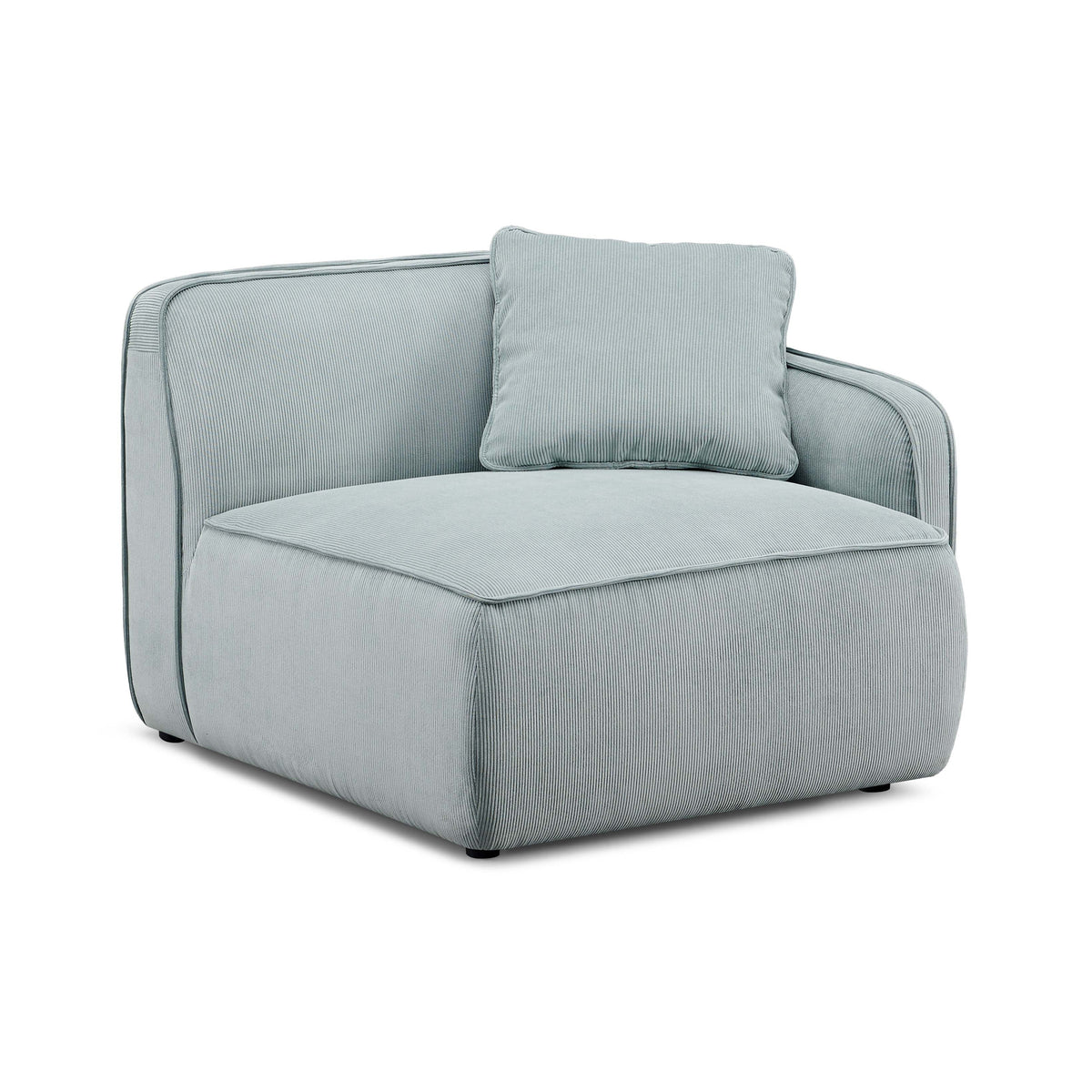 Travie Modular Corner Armchair in Sea Blue / RAF by TOV Furniture – photo 1 of 6