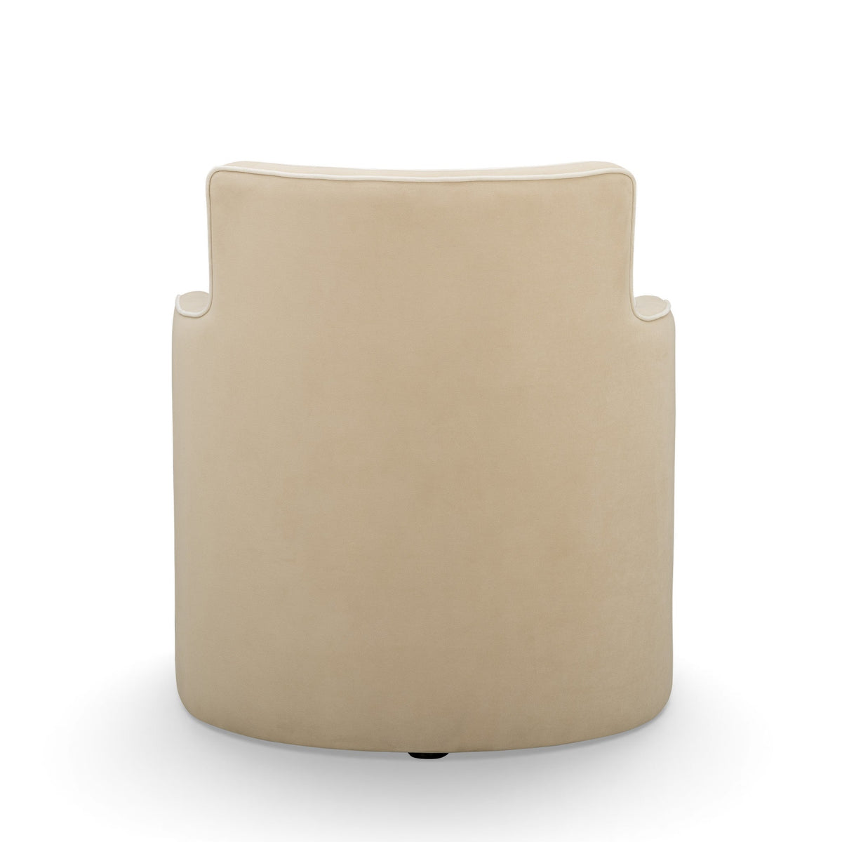 Passe Tasseled Velvet Swivel Accent Chair in Tan by TOV Furniture – photo 5 of 9